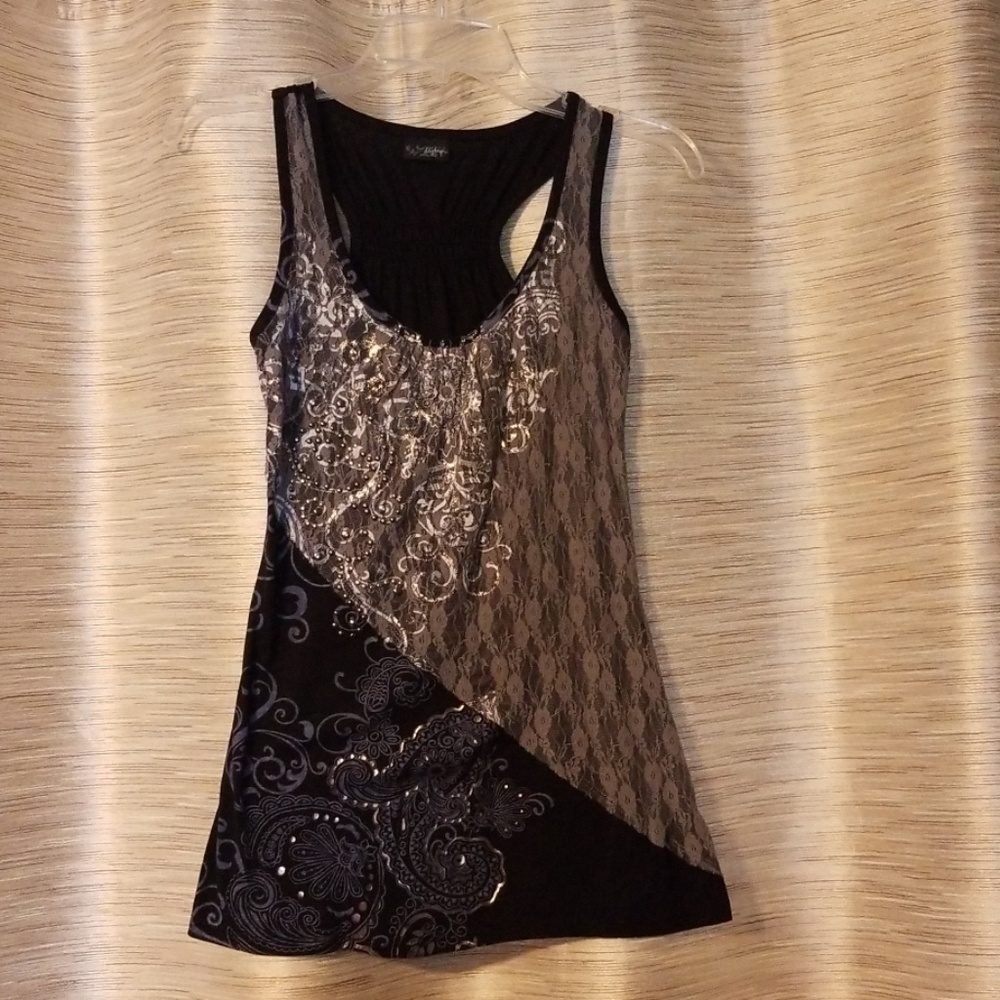 Lace tank top